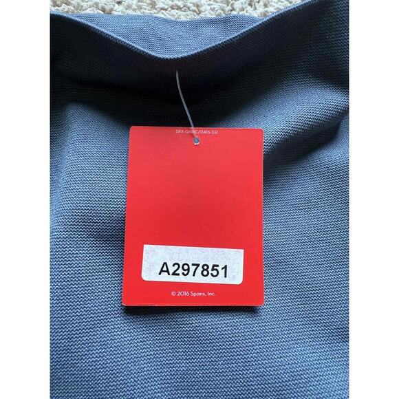 NWT Spanx Pull On High Rise Skinny Leg Seamless Side Zip Ankle Leggings Gray XL - Picture 7 of 9